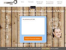 Tablet Screenshot of ifa-direct.com